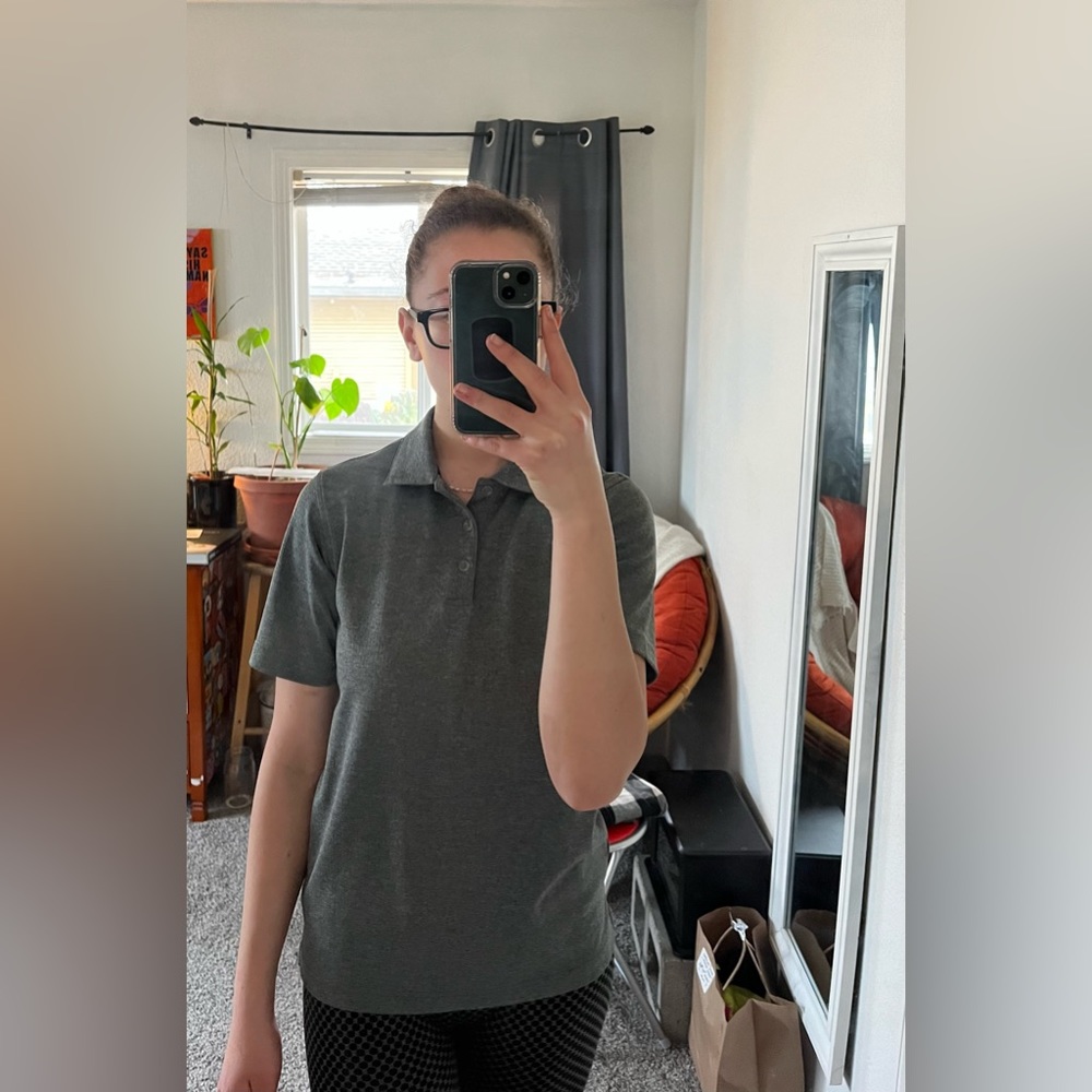 Slazenger mens gray short sleeve tee shirt